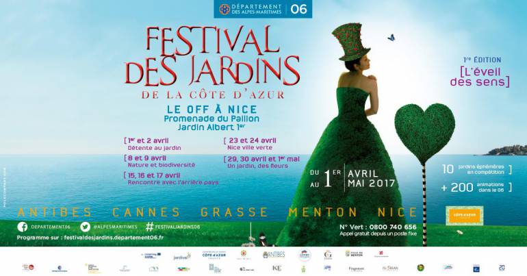 1er Festival des Jardins de la Côte d’Azur : L’éveil des sens