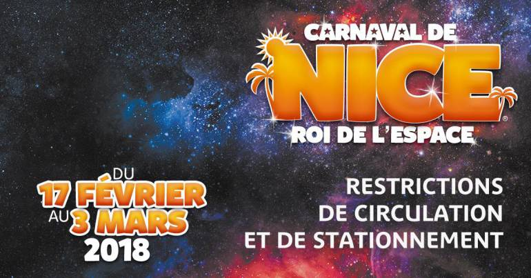 Carnaval 2018 \: restrictions de circulation et de stationnement