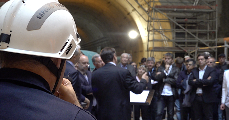 Journée portes ouvertes\: visite du tunnel de la ligne 2 du tramway