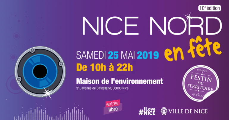nice nord en fête - 25 mai 2019 de 10h à 22h - maison de l'environnement