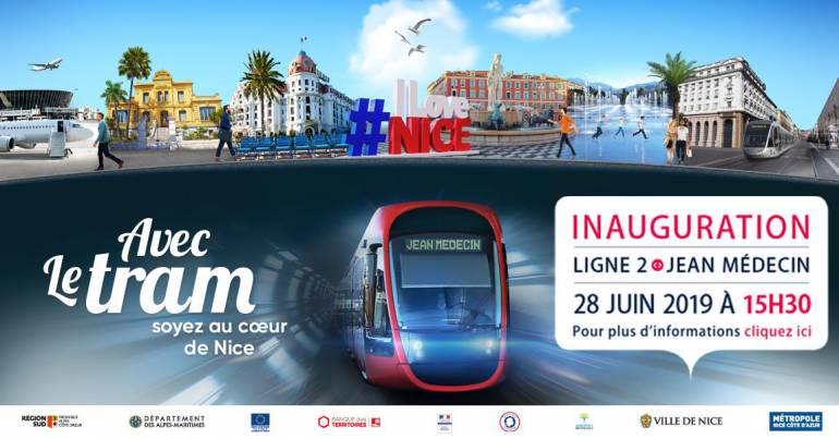 inauguration - tramway Jean Médecin