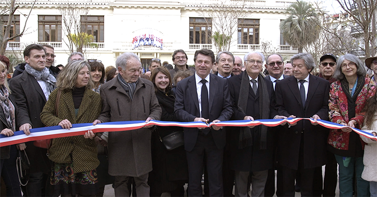 La ville de Nice inaugure le square Durandy requalifié