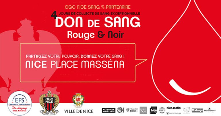 Don de sang rouge & noir