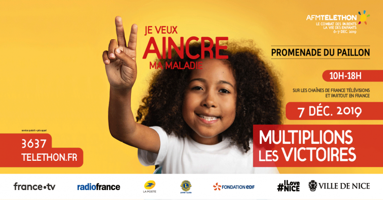 affiche téléthon nice 2019