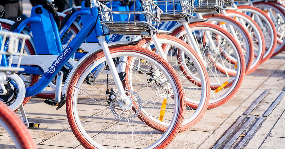 Les E-Vélobleu et le Parcazur Vélo Nice Thiers