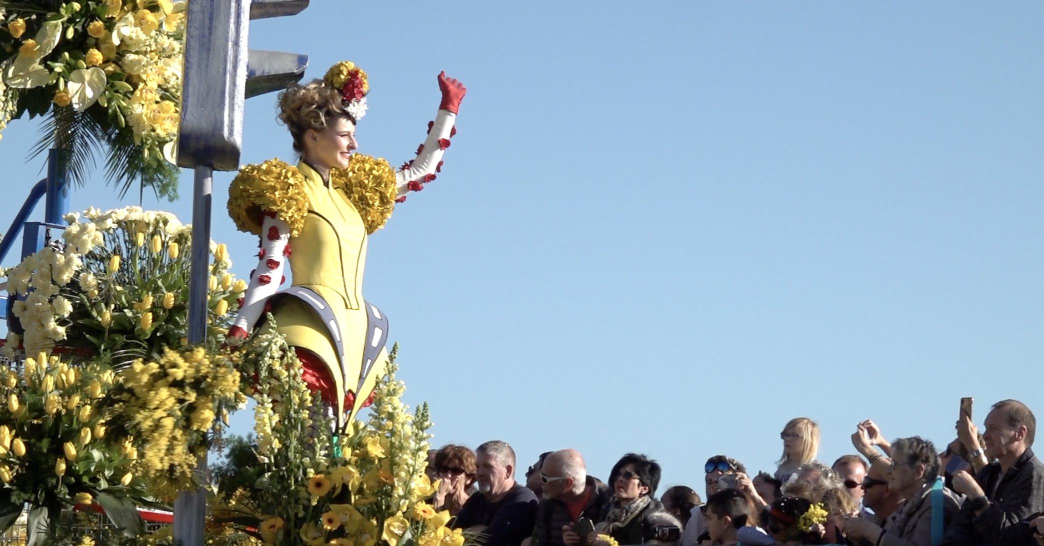 Carnaval de Nice Bataille de fleurs du 15 Février 2020