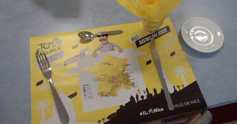 Menu du Chef Ratatouille aux couleurs du Tour de France 2020