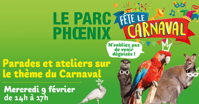 Le Parc Phœnix fête le Carnaval