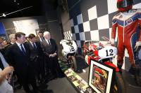 Visite du musee moto de Christian Estrosi