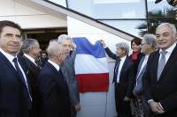 Dévoilement de la plaque inaugurale