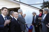 Dévoilement de la plaque inaugurale