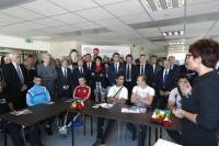 Visite des locaux