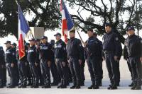 Hommage aux policiers municipaux et nationaux morts lors des attentats