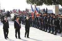 Hommage aux policiers municipaux et nationaux morts lors des attentats