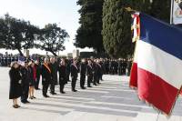 Hommage aux policiers municipaux et nationaux morts lors des attentats