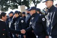 Hommage aux policiers municipaux et nationaux morts lors des attentats
