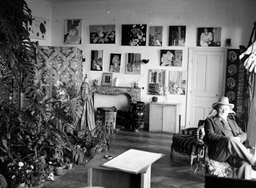 Matisse au Régina, Nice, janvier 1942 Photo Gaston Diehl Collection Frédéric Altmann ©Gaston Diehl