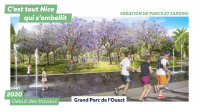 Plan de végétalisation - Grand Parc de l'Ouest - début des travaux en 2020