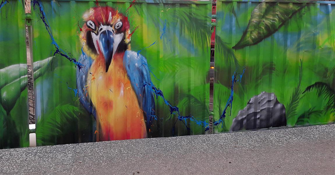 Street Art Palissades Le Ray chantier