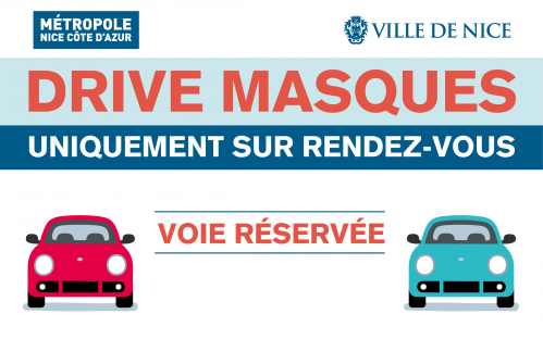 Signalétique drive-masque