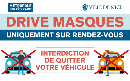 Drive masque signalétique masques