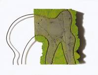 Eléphant vert 2018 - Martin Miguel - oeuvre