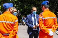 Anthony Borre - remise des galons de la réserve communale de sécurité civile