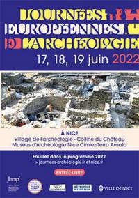 couverture du programme des Journées Européennes de l'Archéologie 2022