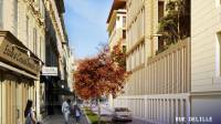Vue Hôtel des Polices - rue Delille