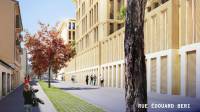 Vue Hôtel des Polices - rue Edouard Beri