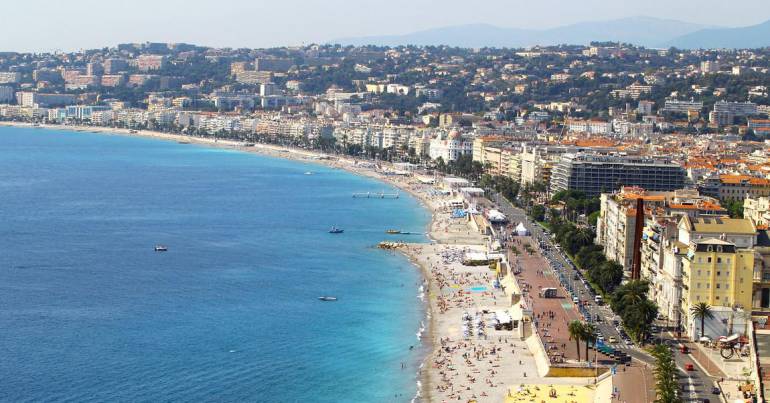 Vue Promenade des Anglais