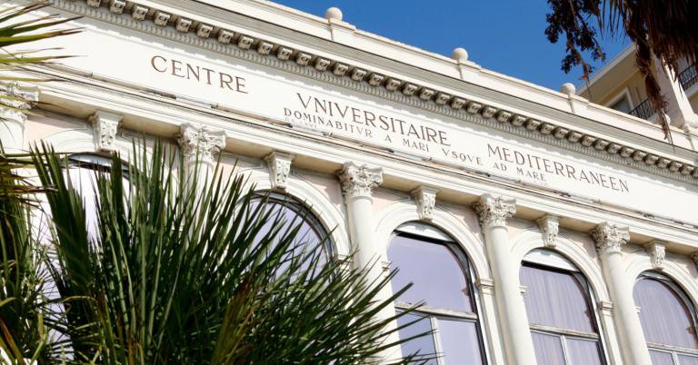 Façade du Centre Universitaire Méditerranéen