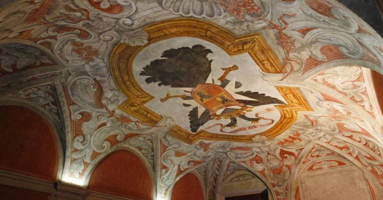 Fresque sur un plafonr du Palais Lascaris