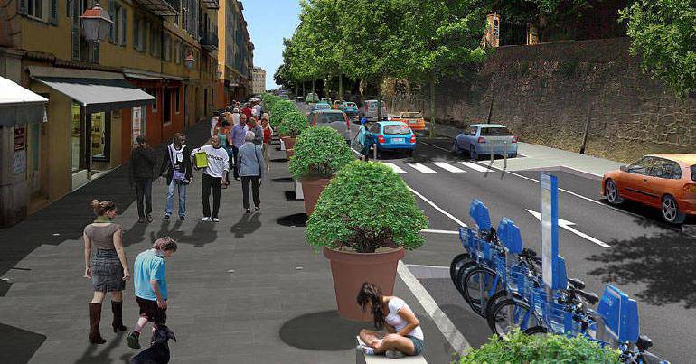 travaux sur le secteur Le port Garibaldi