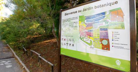 Jardin botanique de Nice - entrée