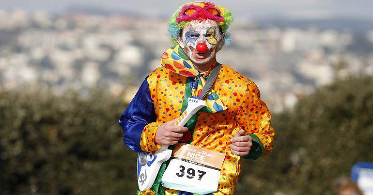Course à pied dans le cadre des festivités carnavalesques
