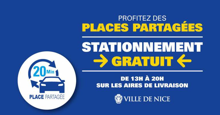 Profitez des places partagées : Stationnement gratuit de 13h à 20h sur les aires de livraison !