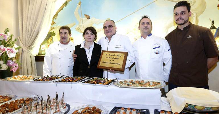 Remise du titre de Maître Restaurateur à Gérardo MANSI