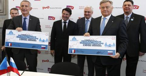 Anniversaire de la ligne Nice Moscou