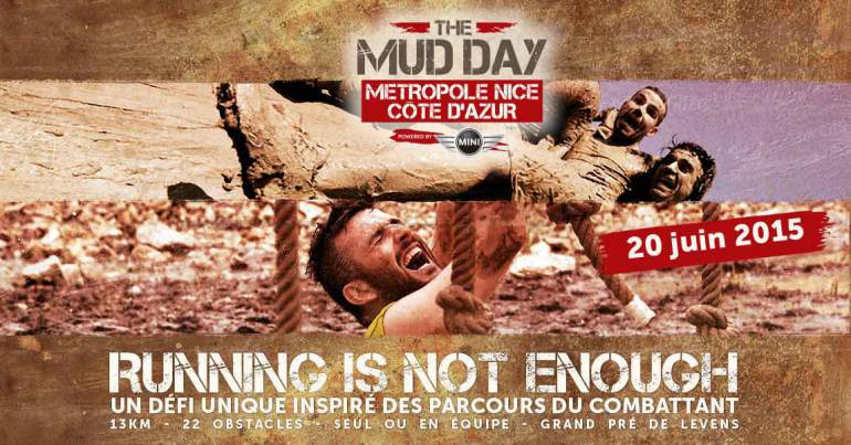 The Mud Day s’installe à Nice en 2015 !