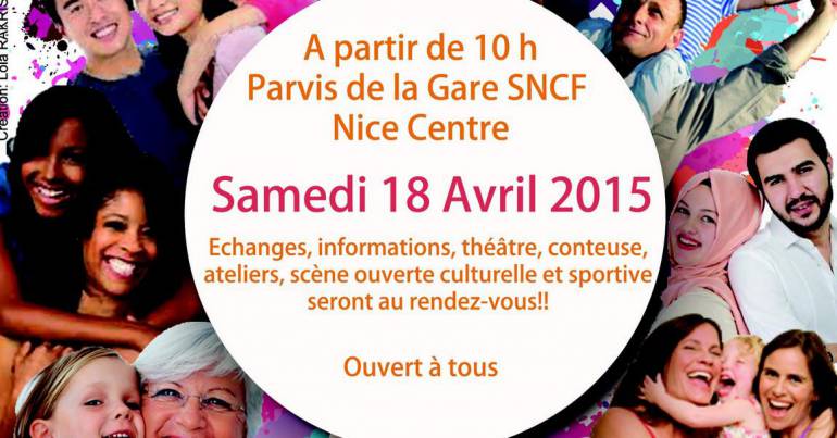 Journée en famille le 18 avril de 10h à 18h Parvis de la Gare Thiers.