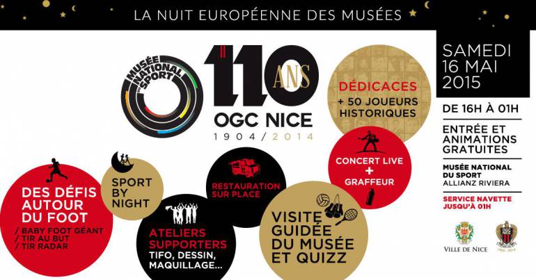 Nuit européenne des musées et Clôture des 110 ans de l’OGC