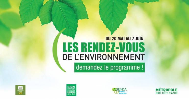 RDV de l'environnement du 20 mai au 7 juin 2015.