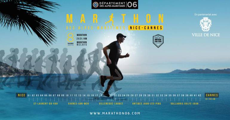 8ème Marathon des Alpes‐Maritimes Nice‐Cannes