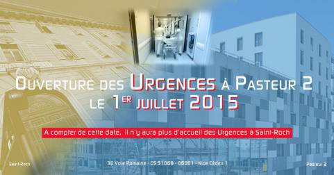 Ouverture urgences Pasteur 2