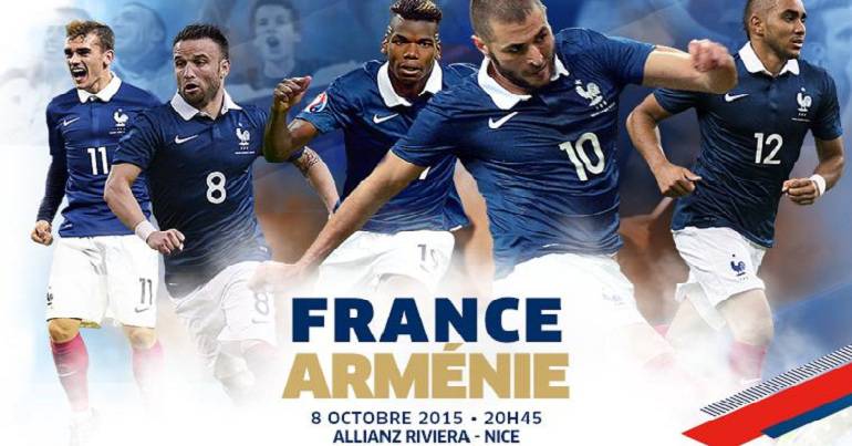 Match de football France / Arménie