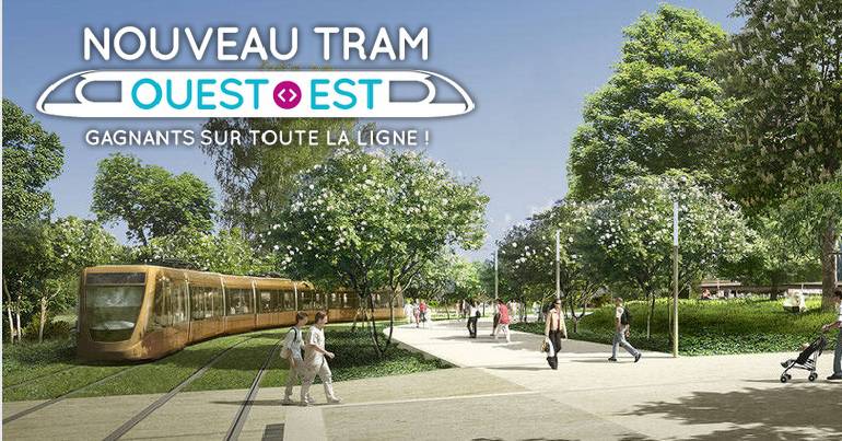 Attribution de marché pour le Tramway - Ligne Ouest-Est