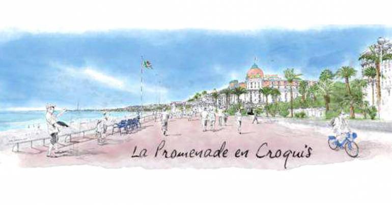 La Promenade en croquis