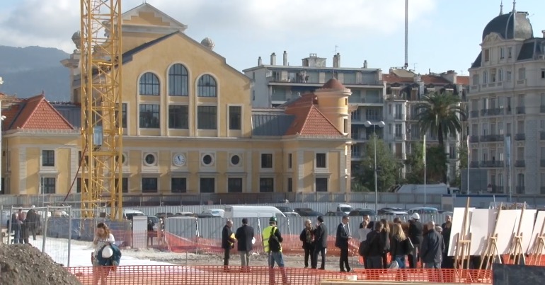 Visite du chantier du nouveau pôle urbain de la Gare du Sud