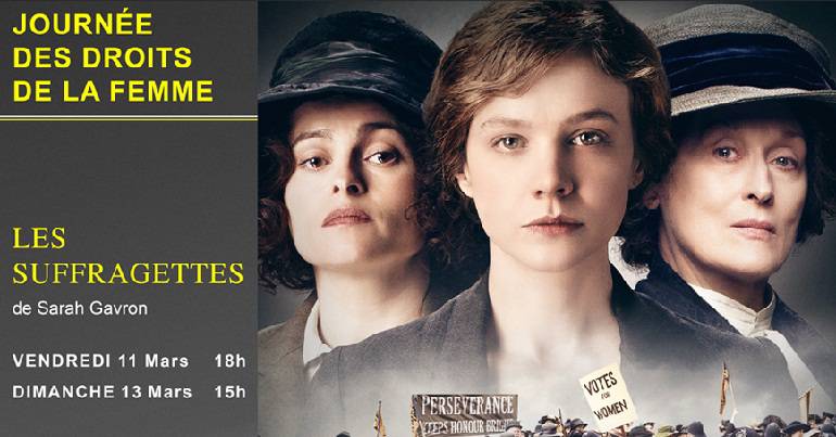 Projections du film « Les Suffragettes »
